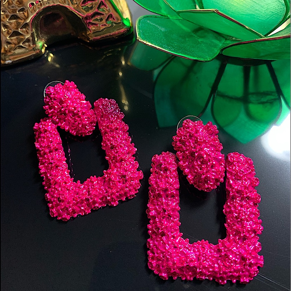 Pink Caviar earrings!